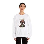 Funny Coffee Dog Unisex Heavy Blend™ Crewneck Sweatshirt