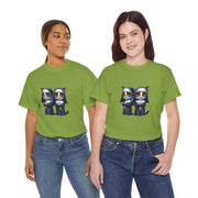 Horror Movie Cats Unisex Heavy Cotton Tee