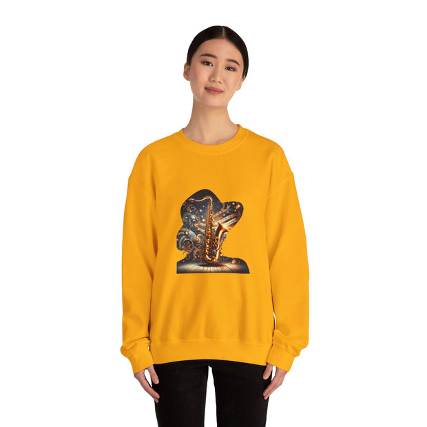 Saxophone Unisex Heavy Blend™ Crewneck Sweatshirt