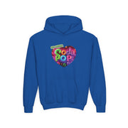 Youth Hooded Sweatshirt with Soda Pop Design, Fun Sweatshirt for Kids, Perfect Gift for Birthdays, Cozy Hooded Top, Great for Casual Wear
