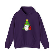 Christmas cat Unisex Heavy Blend™ Hooded Sweatshirt