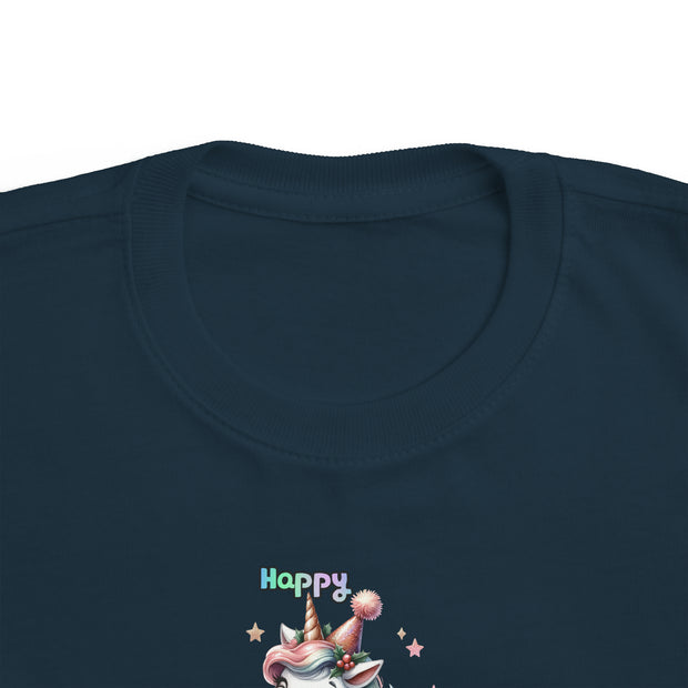 New Year Unicorn Toddler's Fine Jersey Tee
