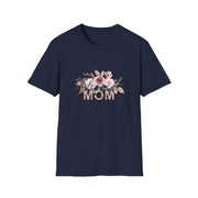 Mom Flowers Unisex Softstyle T-Shirt