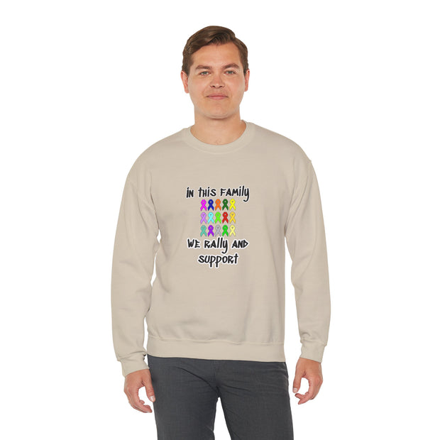 Cancer Family Support Unisex Heavy Blend™ Crewneck Sweatshirt