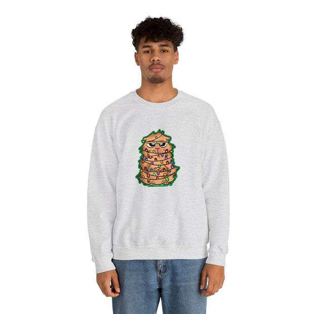 Christmas cat Unisex Heavy Blend™ Crewneck Sweatshirt