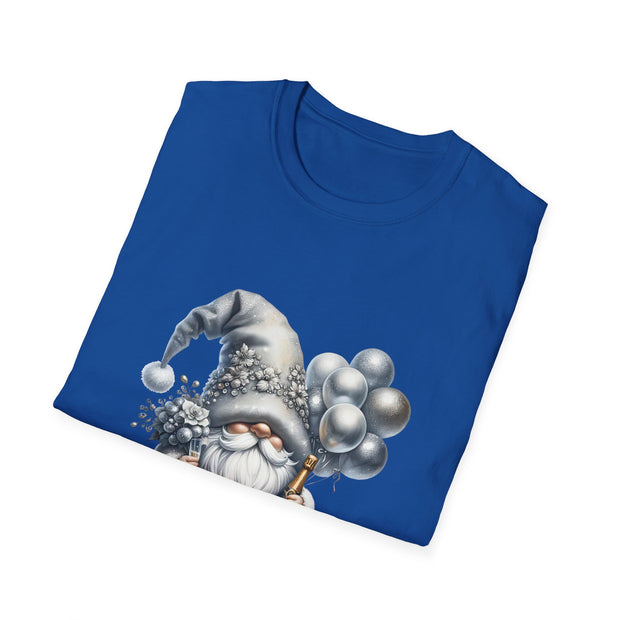 New Year Gnome Unisex Softstyle T-Shirt
