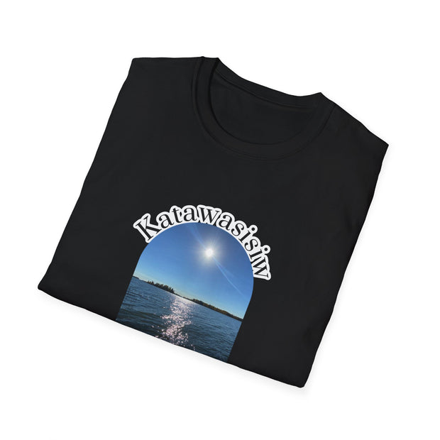Cree Saskatchewan Skies Unisex Softstyle T-Shirt