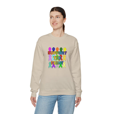 Support the Fight Unisex Heavy Blend™ Crewneck Sweatshirt