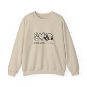 Peace Love Camping Unisex Heavy Blend™ Crewneck Sweatshirt