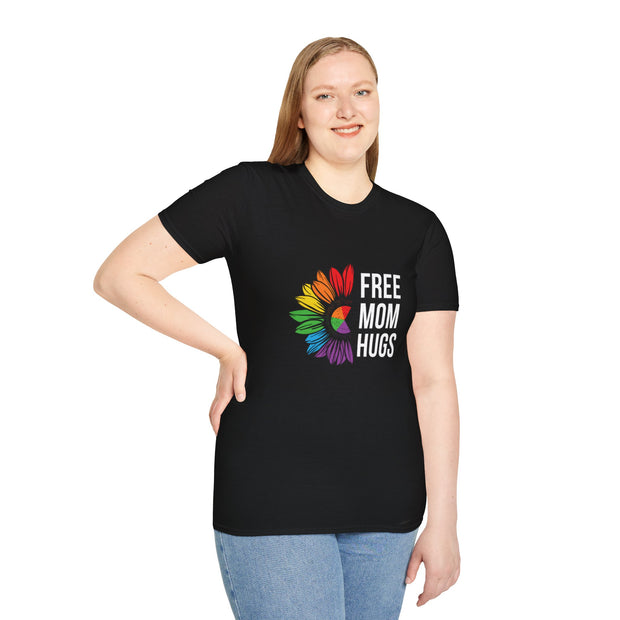 Pride Mom Hugs Unisex Softstyle T-Shirt