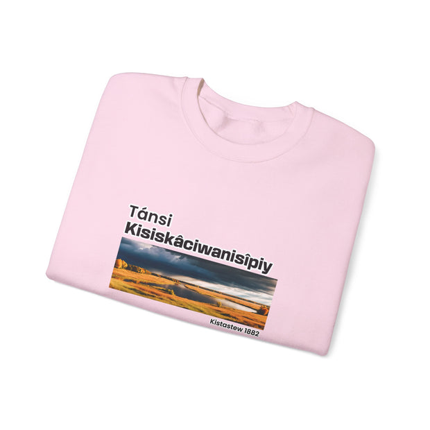 Tánsi Cree Saskatchewan Unisex Heavy Blend™ Crewneck Sweatshirt