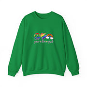 Peace Love Pride Unisex Heavy Blend™ Crewneck Sweatshirt