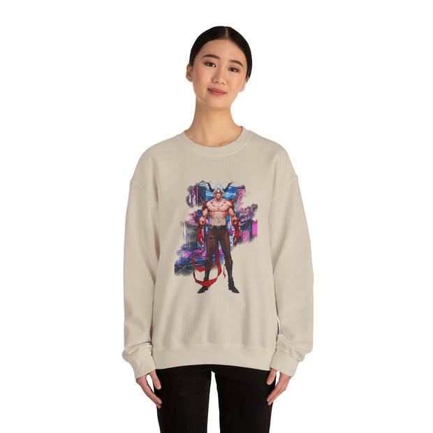 Anime Male Demon Unisex Heavy Blend™ Crewneck Sweatshirt