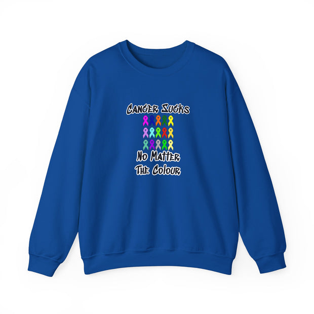 Cancer Sucks Unisex Heavy Blend™ Crewneck Sweatshirt