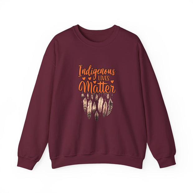 Indigenous Lives Matter Unisex Heavy Blend™ Crewneck Sweatshirt