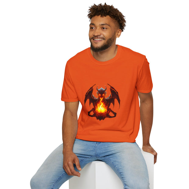 Fire Dragon Unisex Softstyle T-Shirt