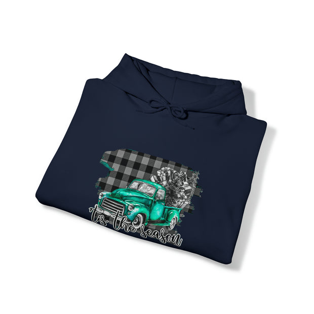 Christmas truck Unisex Heavy Blend™ Hooded Sweatshirt