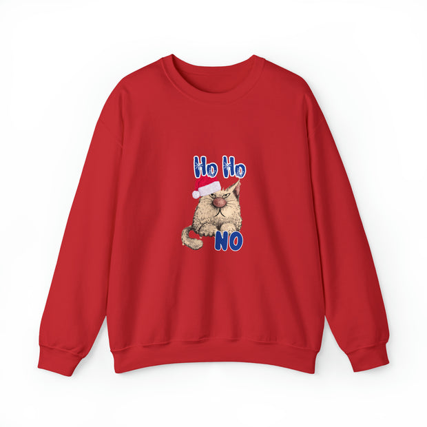 Christmas cat Unisex Heavy Blend™ Crewneck Sweatshirt