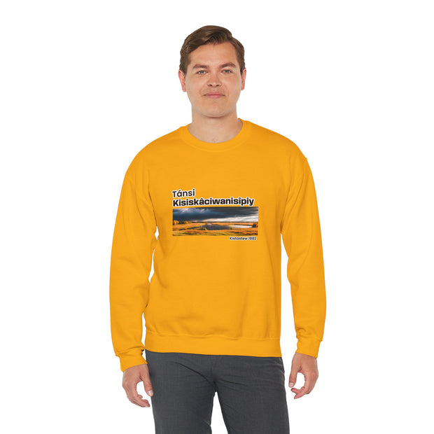 Tánsi Cree Saskatchewan Unisex Heavy Blend™ Crewneck Sweatshirt