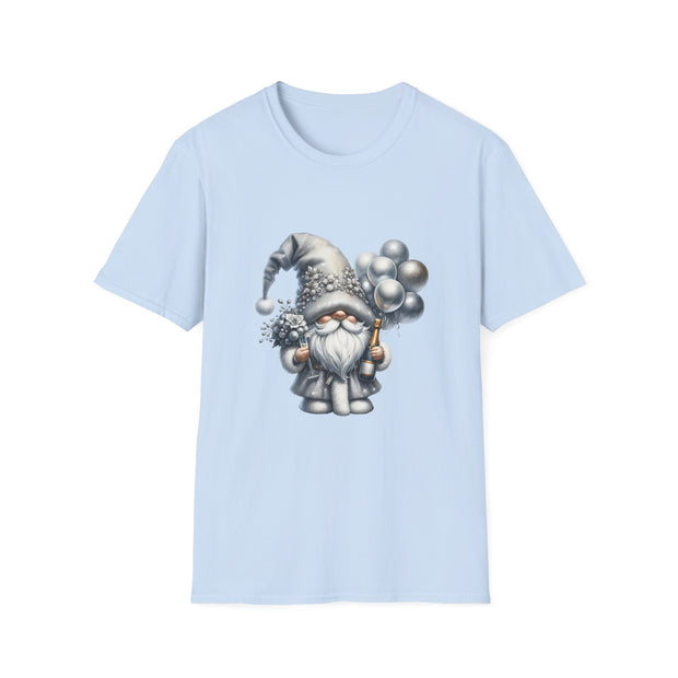 New Year Gnome Unisex Softstyle T-Shirt