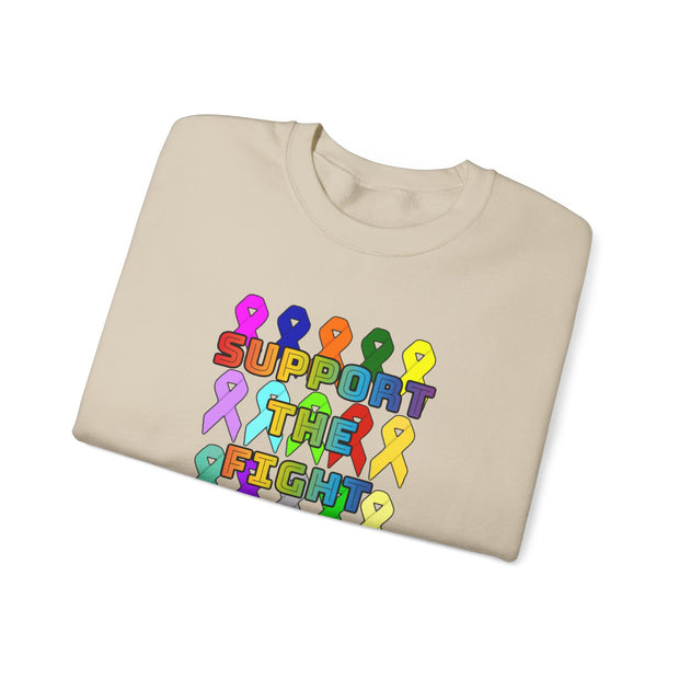 Support the Fight Unisex Heavy Blend™ Crewneck Sweatshirt