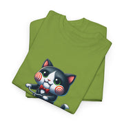 Horror Movie Cats Unisex Heavy Cotton Tee