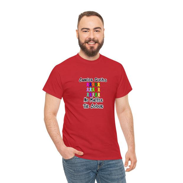 Cancer Sucks Unisex Heavy Cotton Tee
