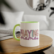 Praying Mama Accent Mugs, 11oz