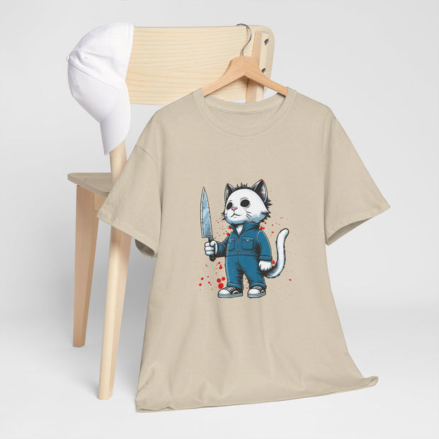 Horror Movie Cats Unisex Heavy Cotton Tee