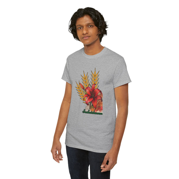Saskatchewan Lily Unisex Heavy Cotton Tee