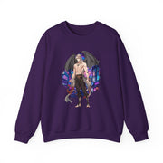 Anime Male Demon Unisex Heavy Blend™ Crewneck Sweatshirt