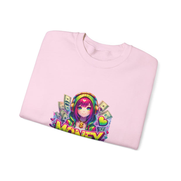 Graffiti Anime Girls Unisex Heavy Blend™ Crewneck Sweatshirt