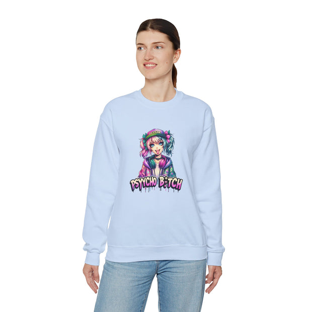 Graffiti Anime Girls Unisex Heavy Blend™ Crewneck Sweatshirt
