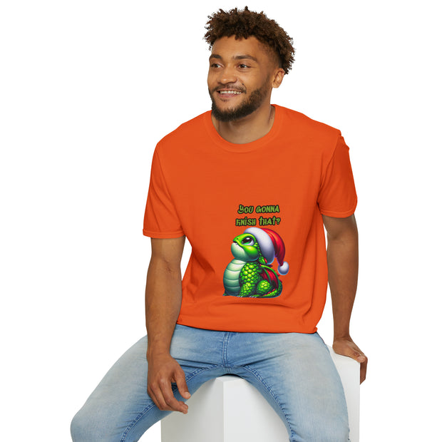 Christmas Dragon Unisex Softstyle T-Shirt