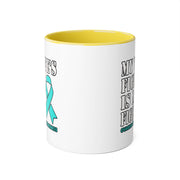 Ovarian Cancer Accent Mugs, 11oz