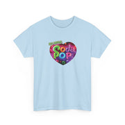 Soda Pop Heart Tee - Vintage Unisex Cotton T-Shirt, Casual Wear, Retro Graphic Tee, Gift for Soda Lovers, Summer Fashion