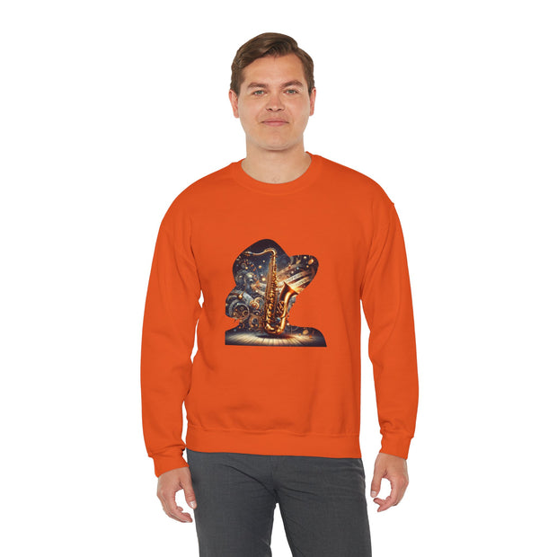 Saxophone Unisex Heavy Blend™ Crewneck Sweatshirt