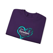 I am a Survivor Unisex Heavy Blend™ Crewneck Sweatshirt