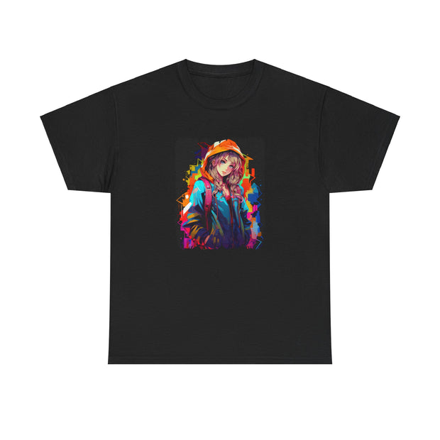 Graffiti Anime Girls Unisex Heavy Cotton Tee