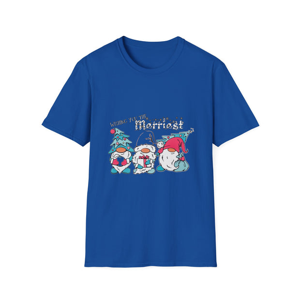 Gnome Christmas Unisex Softstyle T-Shirt