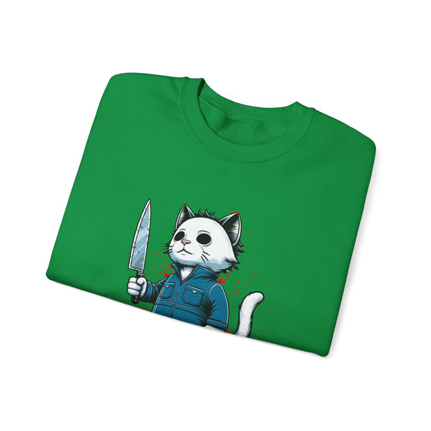 Horror Movie Cats Unisex Heavy Blend™ Crewneck Sweatshirt