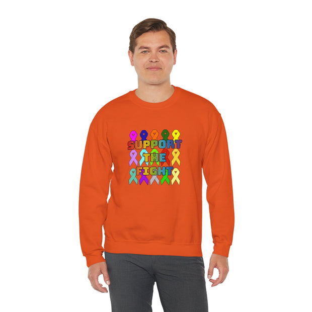 Support the Fight Unisex Heavy Blend™ Crewneck Sweatshirt