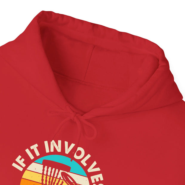 If it Involves Disc Golf Unisex Heavy Blend™ Hooded Sweatshirt