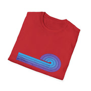 Semicircle Stripes Unisex Softstyle T-Shirt