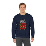 Christmas cat Unisex Heavy Blend™ Crewneck Sweatshirt