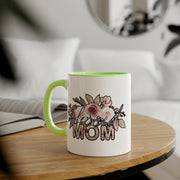 Mom Flowers Accent Mugs, 11oz