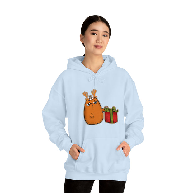 Christmas cat Unisex Heavy Blend™ Hooded Sweatshirt