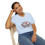 Mom Flowers Unisex Softstyle T-Shirt