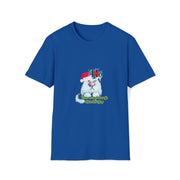 Christmas cat Unisex Softstyle T-Shirt