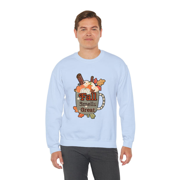 Fall Smells Great Unisex Heavy Blend™ Crewneck Sweatshirt